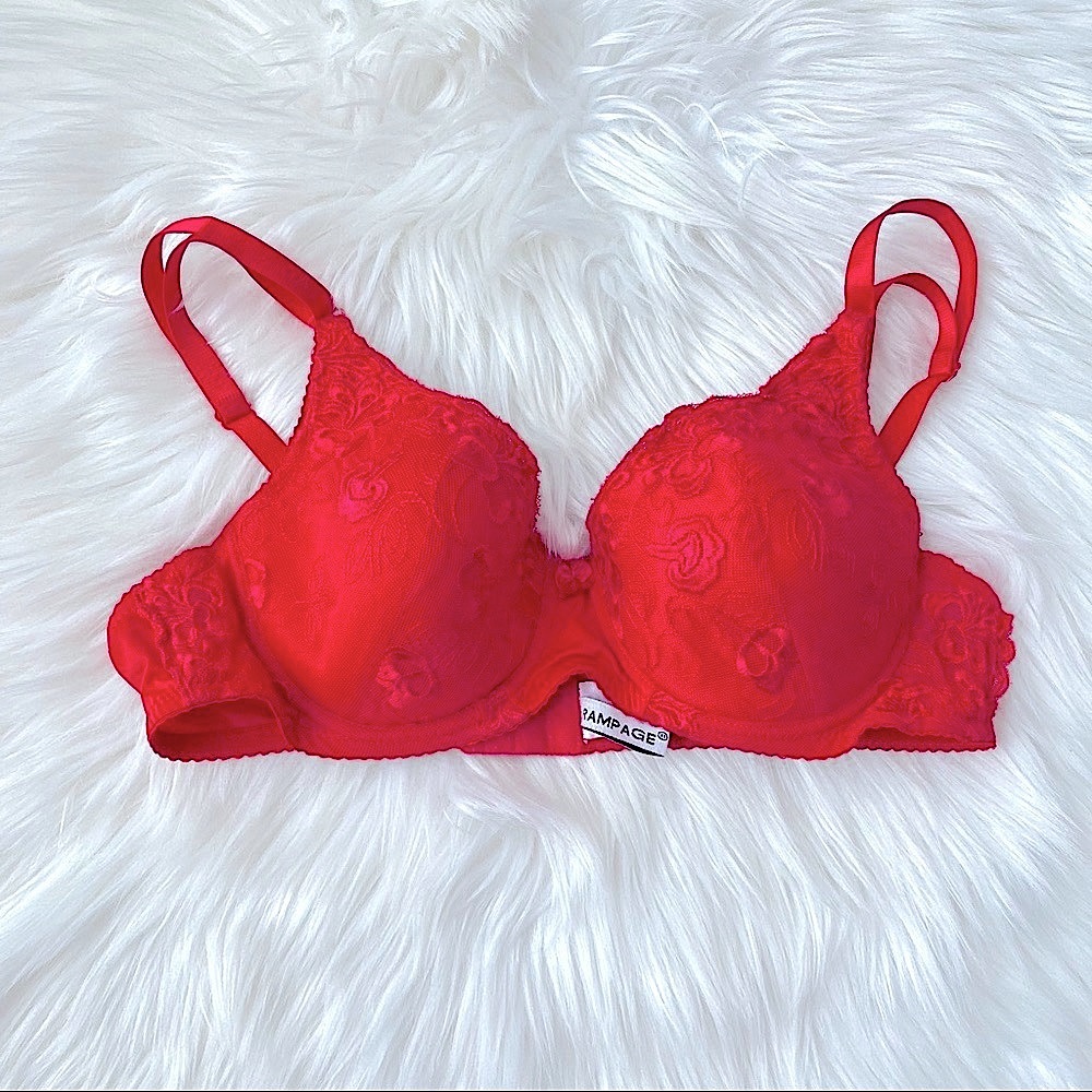 Rampage Red Bra 36B
